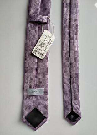 Узкий розовый галстук esprit новый3 фото