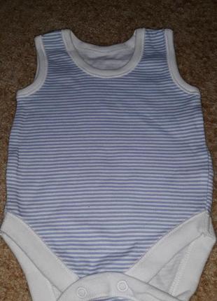 Фирменный бодик 0-3мес