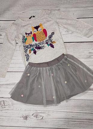 Лонгслив "сови", george