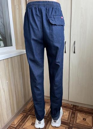Джинси на резинці осінь весна чоловічі джинси штани8 фото