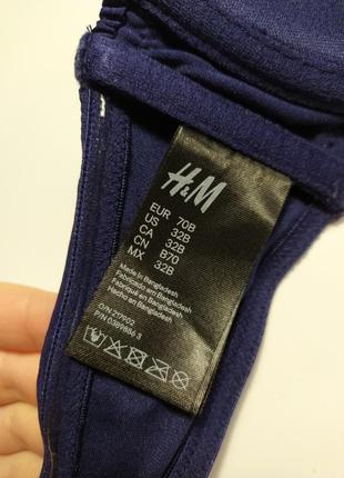 70в, верх купальника бандо на силіконових полосках h&m6 фото