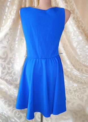 Синее платье quiz р.14 (ог 94-104, т.62-88, дл.82)