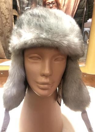 Теплая зимняя шапка ушанка1 фото