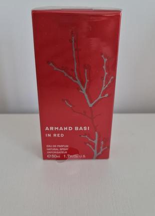 Парфюмированая вода  armand basi in red 50 ml