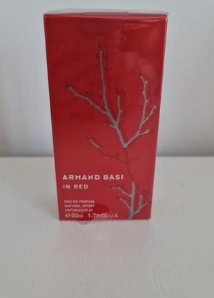 Парфюмированая вода armand basi in red 50 ml
