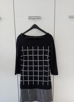 Платье в клетку s/xs