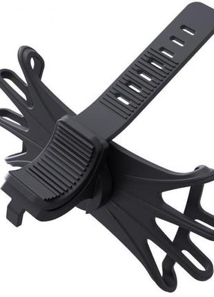 Тримач велокріплення на кермо для телефону смартфона велосипедний 360° велосипед, самокат жовтий