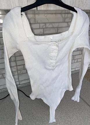 Боди в рубчик