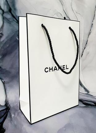 Оригінальний подарунковий пакет chanel оригиналиный упаковка пакет подарочный