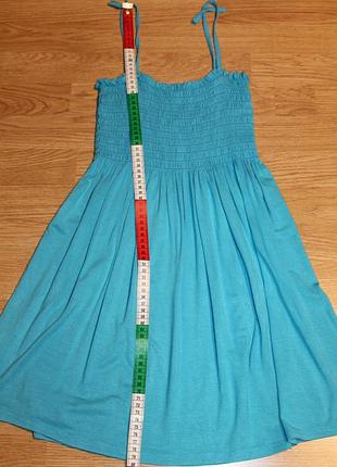 Бірюзове плаття-туніка 2