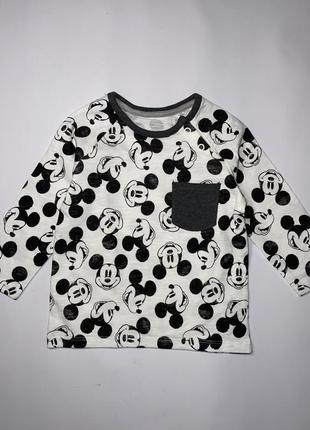 Реглан george "disney mickey mouse" 9-12 мес, 74-80 см