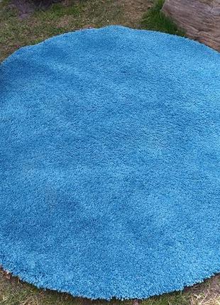 Теплий якісний килим, коврик 130см діаметр