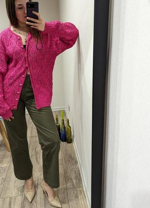 Винтажный кардиган ручной работы