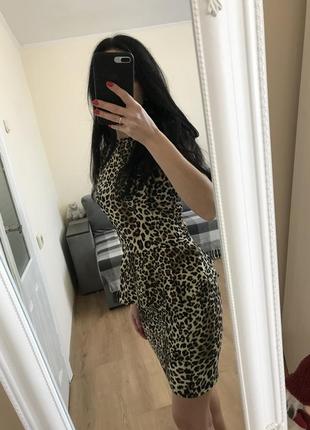 Плаття з леопардовим принтом3 фото
