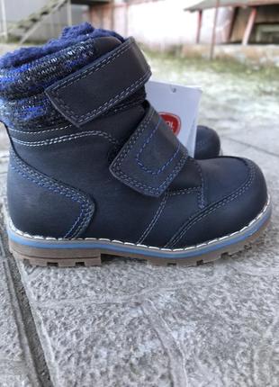 Зимние ботинки на липучках1 фото
