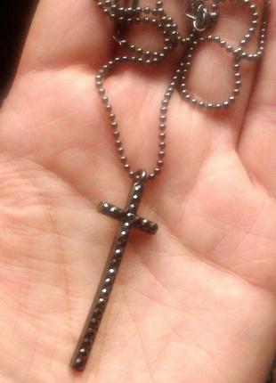 Стильний блискучий хрестик