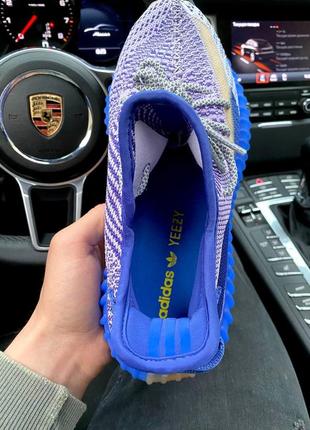 Мужские кроссовки adidas yeezy boost 350 v2 blue yellow3 фото