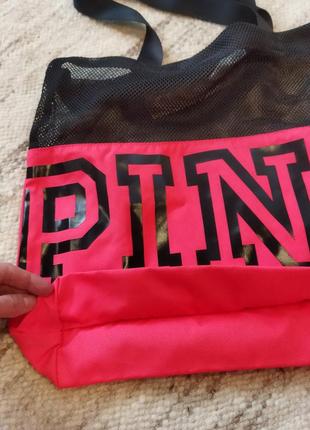 Pink tote bag сумка шопер7 фото