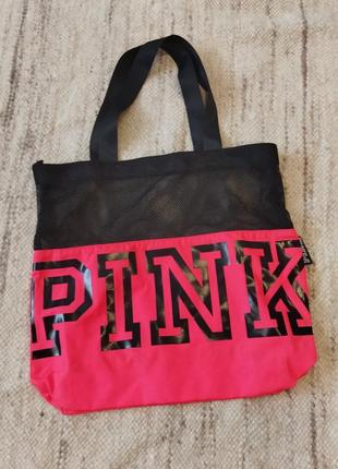 Pink tote bag сумка шопер2 фото