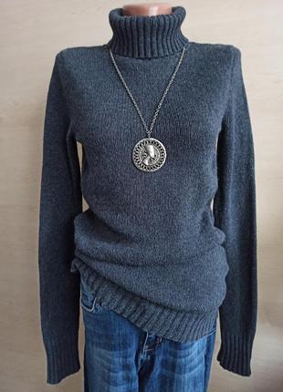 Светр темно-сірий під горло h&m