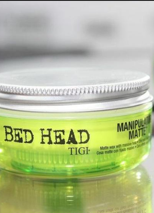 Матовая мастика для волос tigi bed head manipulator matte1 фото