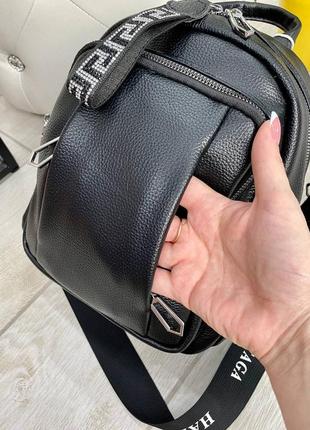 Рюкзак-сумка speedway на 2 отдела черная4 фото