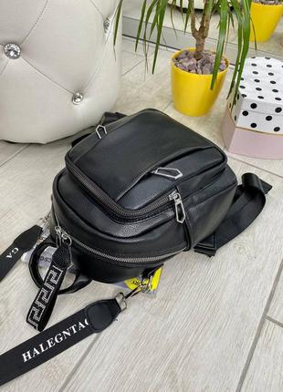Рюкзак-сумка speedway на 2 отдела черная9 фото