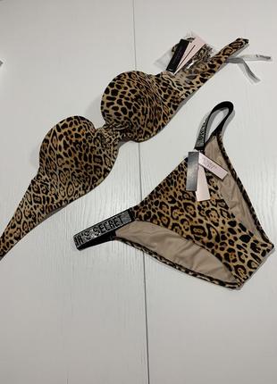 Купальник victoria's secret верх 75b, низ s камінці оригінал