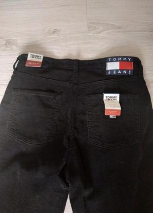 Вельветовые джинсы с  высокой посадкой tommy hilfiger jeans8 фото