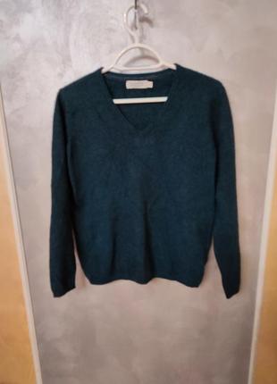 Кофта свитер премиум бренда lochmere изумрудного цвета2 фото