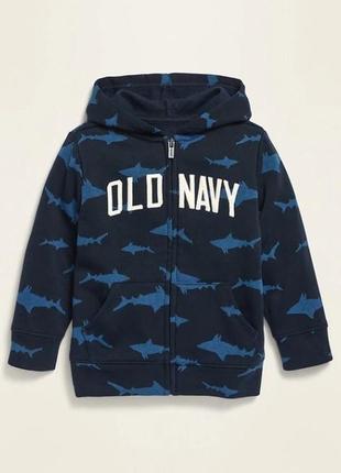 Теплое стильное худи на флисе внутри для мальчика old navy