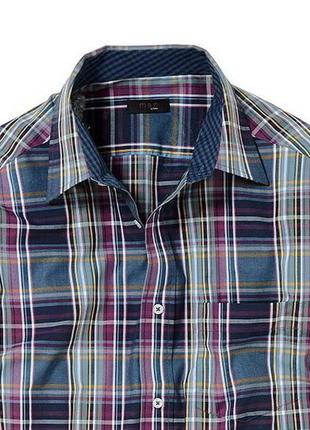 Хлопковая рубашка тсм tchibo, размер l-xl