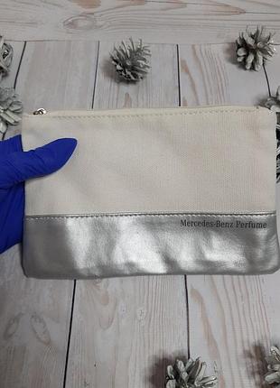 Комбинированная косметичка ( текстиль + кожзам ) mercedes-benz perfume