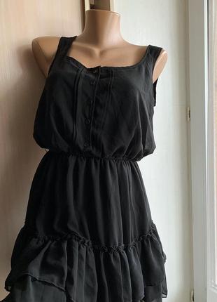 Платье чёрное, летнее1 фото
