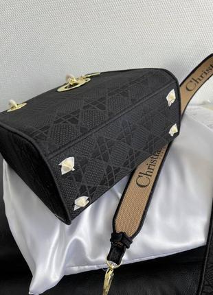 Lady black брендовая трикотажная черная шикарная сумка жіноча розкішна чорна сумочка відомий бренд4 фото