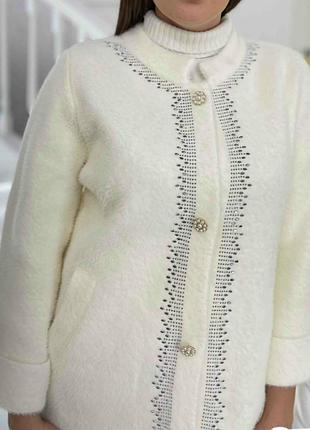 Красивенный кардиган,пальто,накидка с альпаки,цвета внутри.