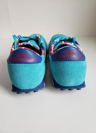 Яскраві кросівки спортивні кеди оригінал new balance сині блакитні червоні білі3 фото