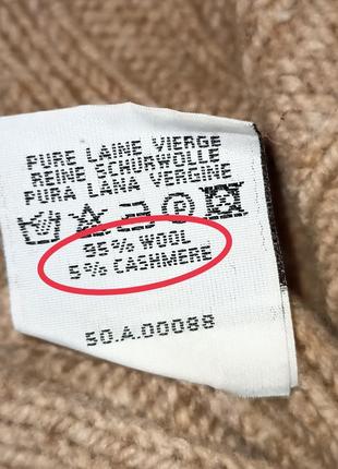 Мягкий объемный шерстяной свитер,48-54разм,woolmark.5 фото