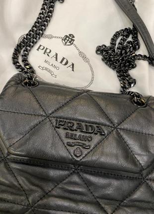 Сумка в стиле prada натуральная кожа2 фото