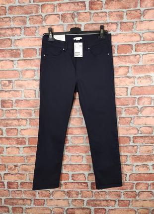 Укороченные штаны джинсы h&m slim fit1 фото