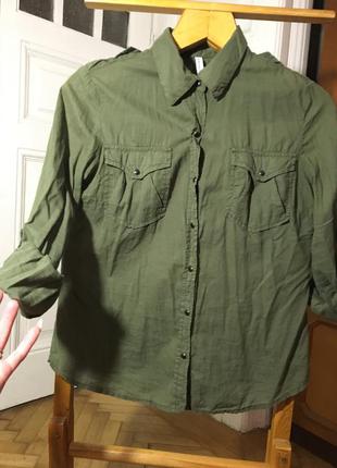 Мілітарі натуральна сорочка