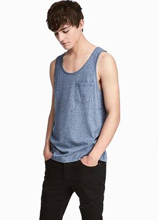 Майка з нагрудною кишенею h&m 0443262010