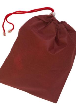 Мешок-пыльник для обуви с затяжкой (бордовый)