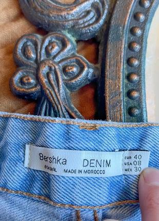 Джинсова спідниця bershka  denim/ джинсовая юбка мини3 фото