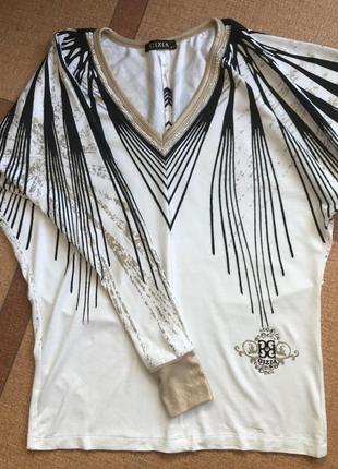 Блуза gizia размер 38-40, пояс в подарок1 фото