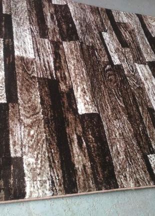 Килимова коричнева килим на відріз малюнок паркет паркетна дошка