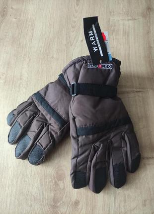 Фірмові чоловічі лижні спортивні рукавички , німеччина. розмір 9(l)