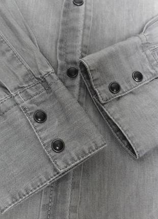Esmara. джинсовая рубашка с длинным рукавом.2 фото