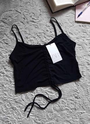 Топ на бретелях zara
