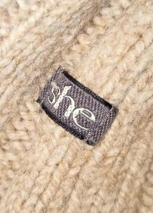Мягкий объемный шерстяной свитер,48-54разм,woolmark.8 фото